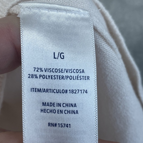 Splendid Womens L Cream Blouse Top Shirt e0827 - Picture 5 of 6